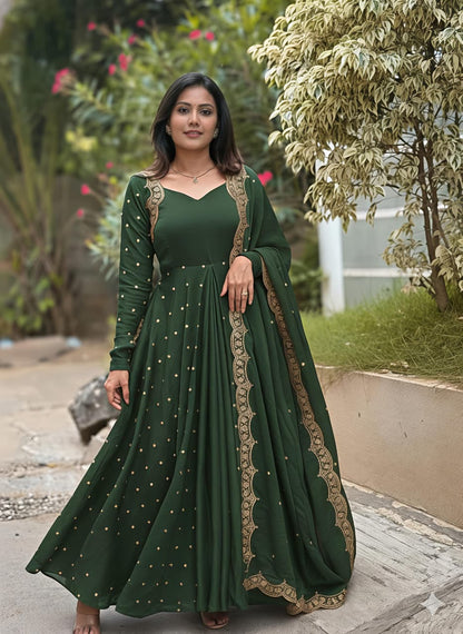 This Exquisite Georgette anarkali (RRRD30)