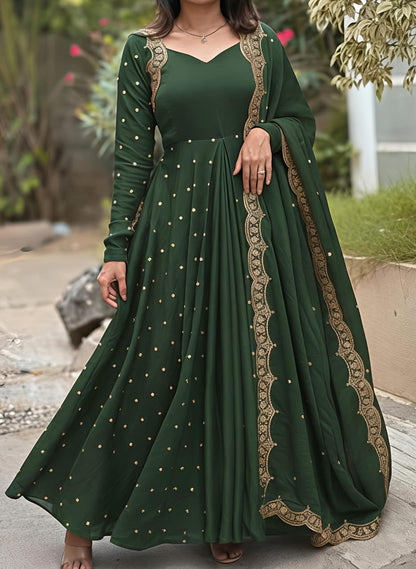 This Exquisite Georgette anarkali (RRRD30)