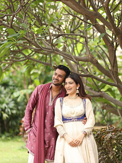 NEW LAUNCHING 3 PIECE SUIT SET WITH BEAUTIFUL YOKE (RRRD32)