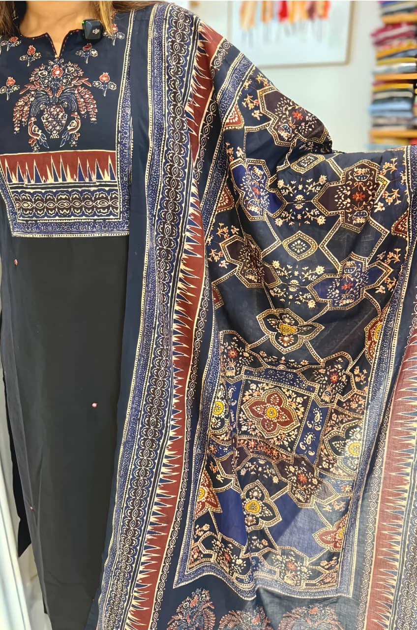 Classic Ethnic Printed Kurta Set with Dupatta for Daily & Festive Wear (RD32)