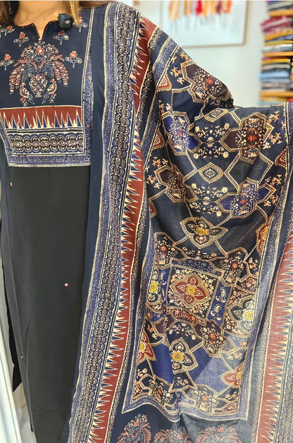 Classic Ethnic Printed Kurta Set with Dupatta for Daily & Festive Wear (RD32)