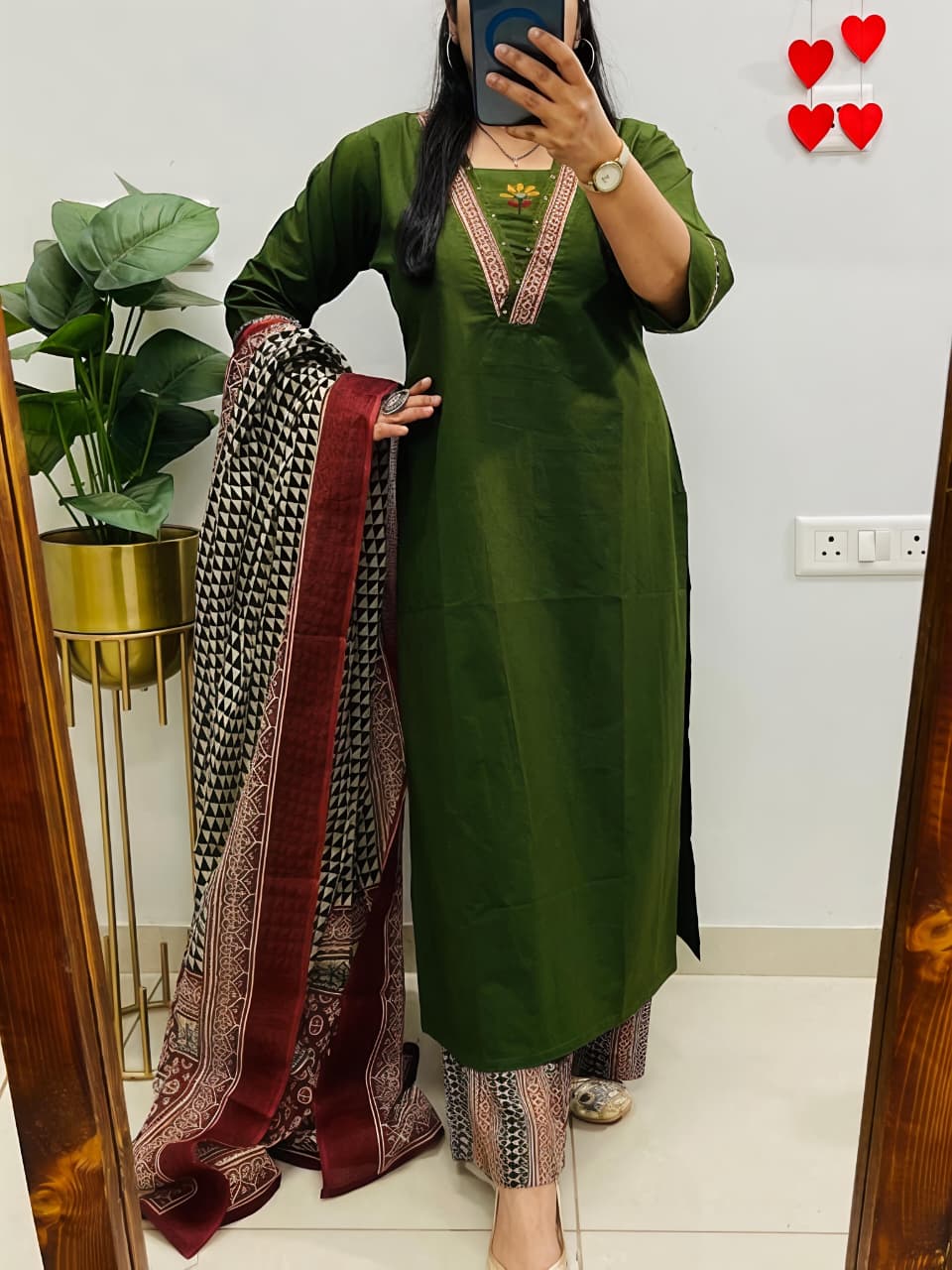 💚 *Perfect for festive wear, small functions &amp; daily elegance.🌸🌸(SWSK52)