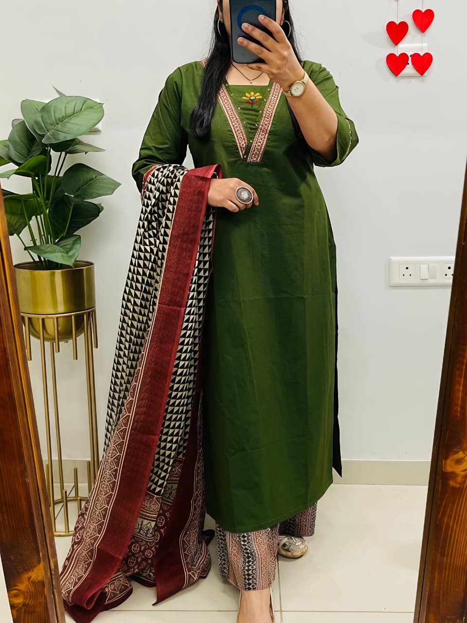 💚 *Perfect for festive wear, small functions &amp; daily elegance.🌸🌸(SWSK52)