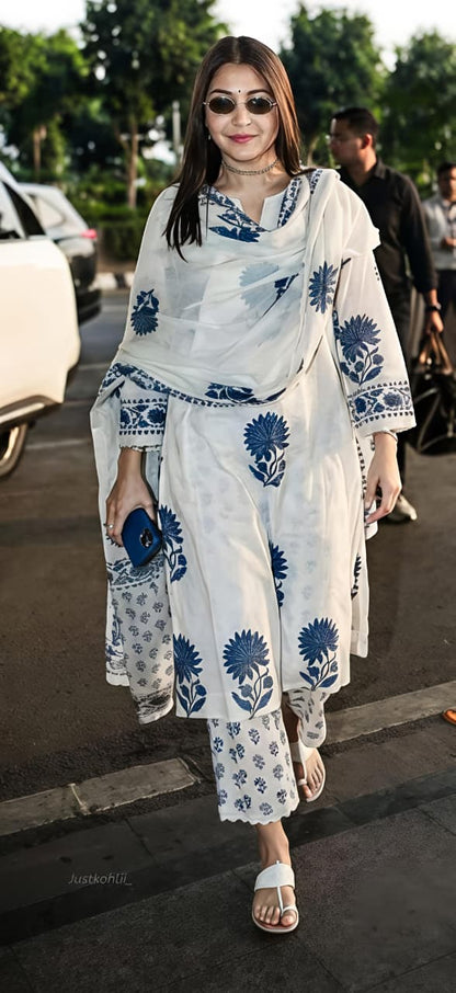 Simple yet elegant This is how we describe our latest launch printed Cotton set fits well for a day event in the festival on front iner Liling💃💃💃(RD41)