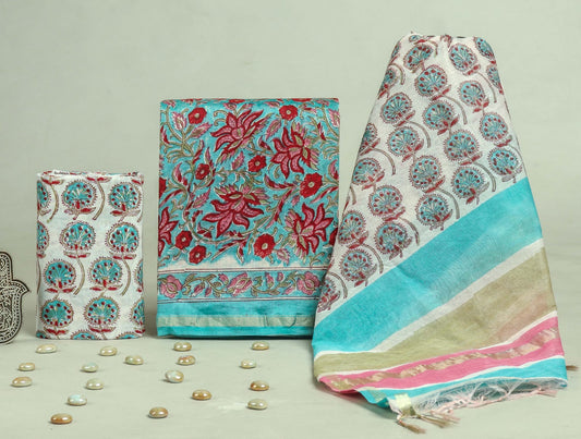 FESTIVE COLLECTION PREMIUM CHANDERI SILK SUITS 48