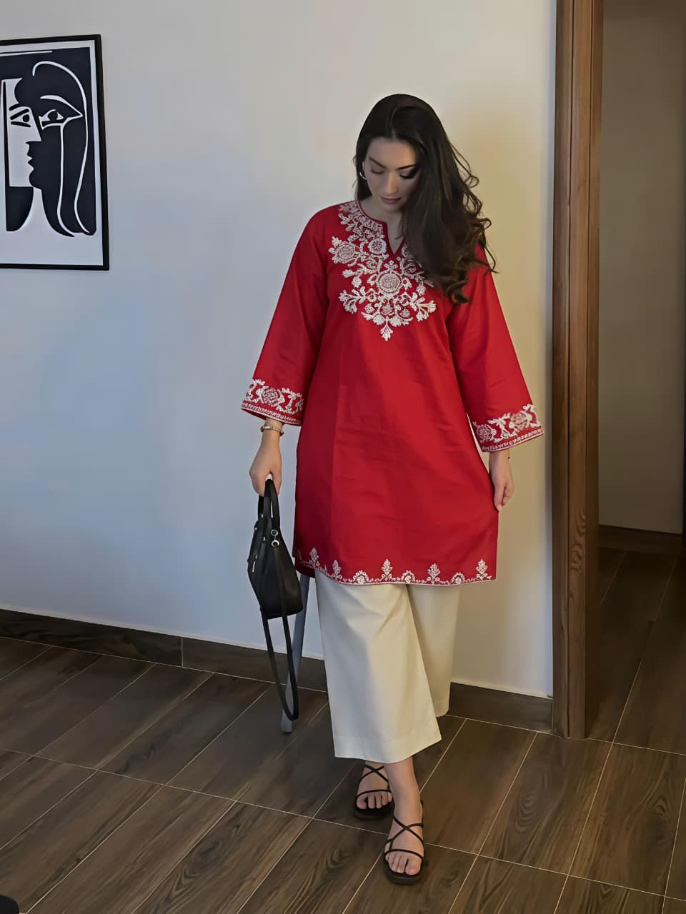 Presenting Our Premium  heavy embroidery with pocket Jaipur  Cord-Set (SWSK61)