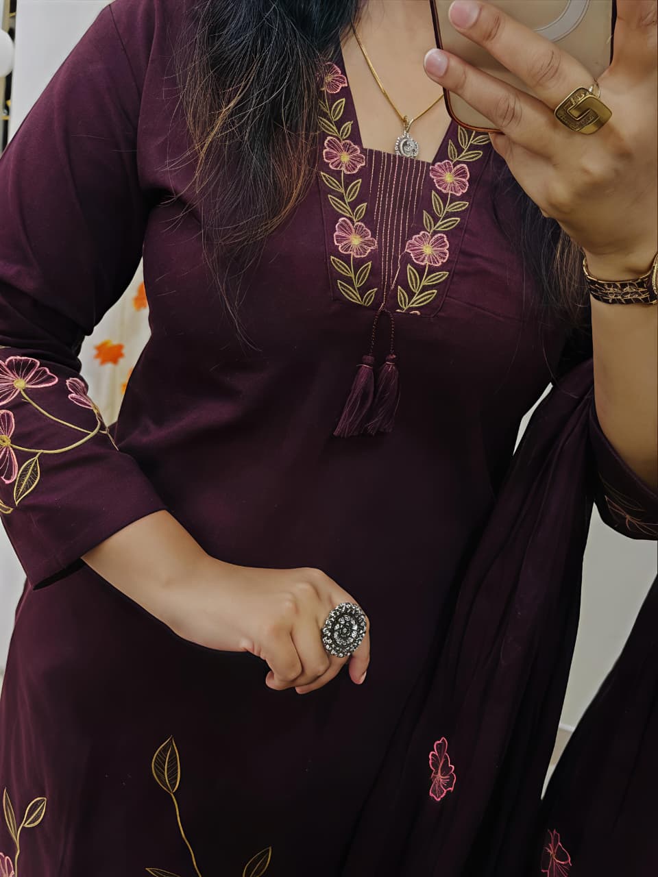 Kurti with pent with dupatta(RD45) – Naira Fashion