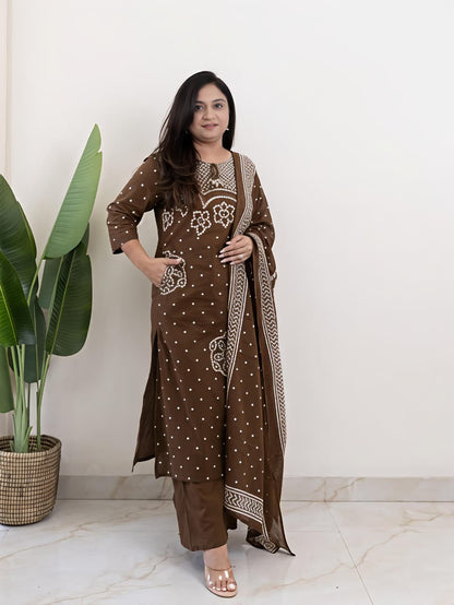 Kurta embroidery work  with Designer sleeves(RD47)