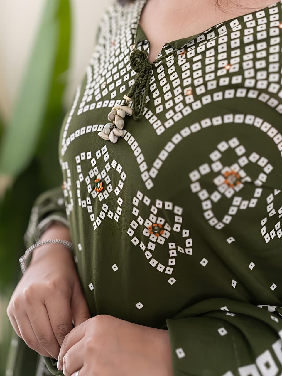 Kurta embroidery work  with Designer sleeves(RD47)