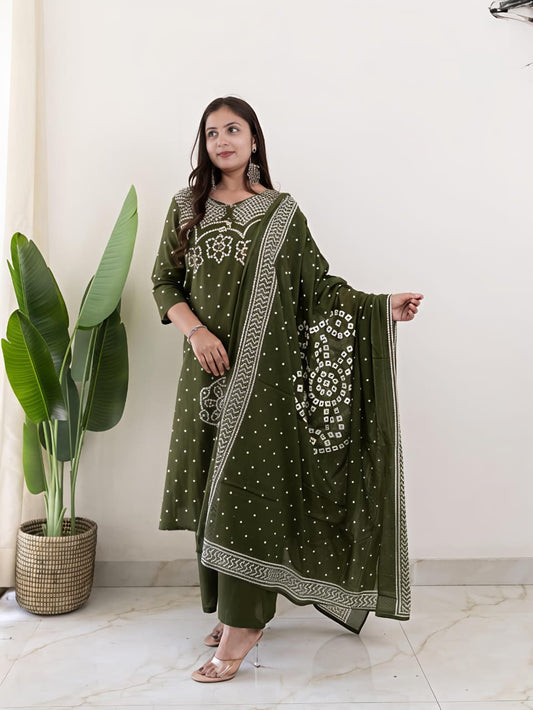 Kurta embroidery work  with Designer sleeves(RD47)