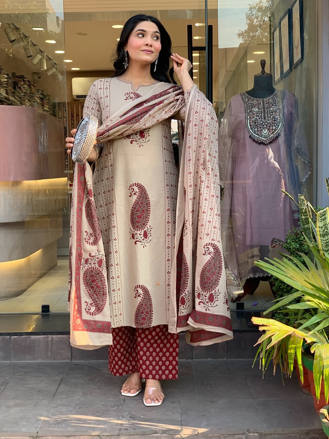 Premium cotton straight kurti dress (RD48)