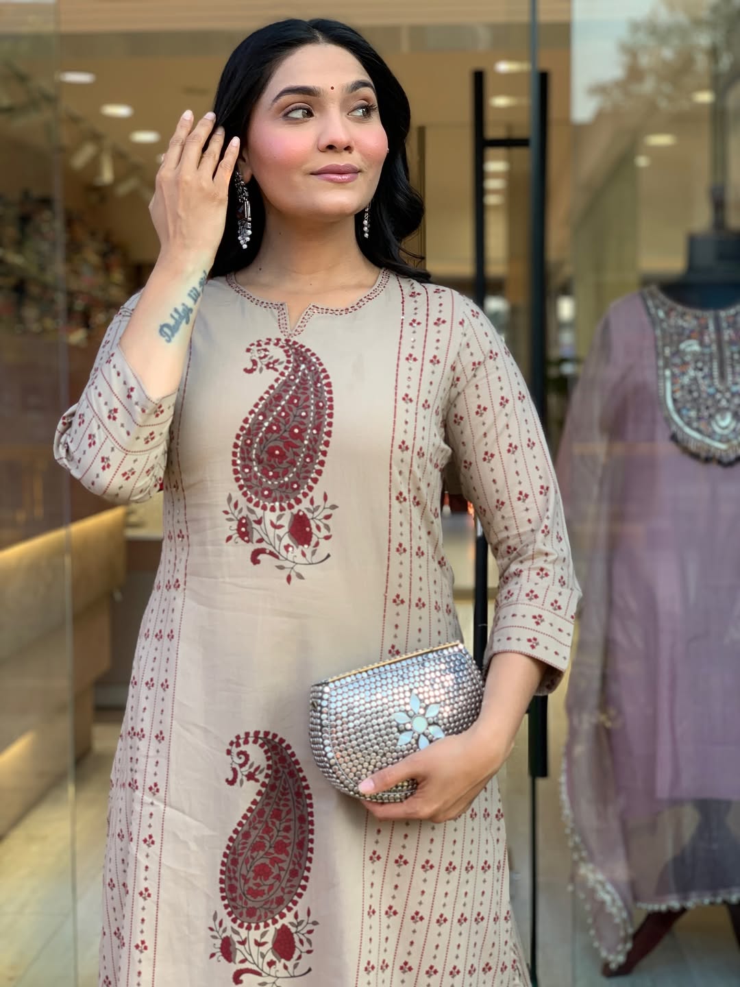Premium cotton straight kurti dress (RD48)