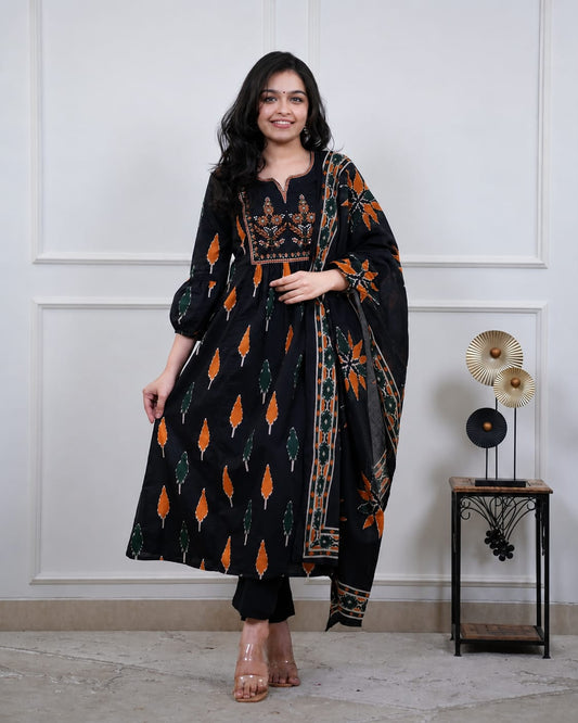 Cotton anarkali dress  🪡🪡🪡🪡(RD49)