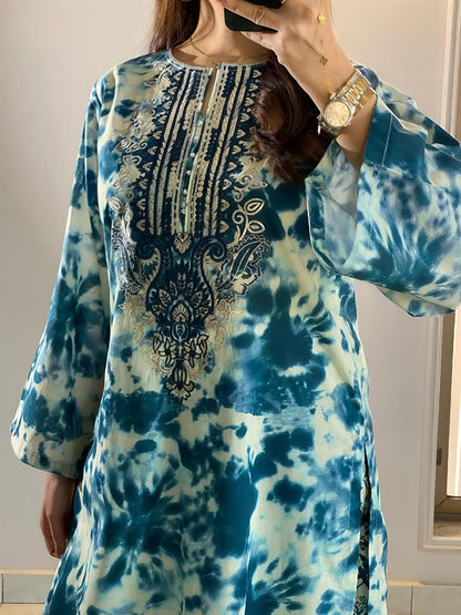 Premium Digital Print Kurta Pant Set ✨ (RD56)