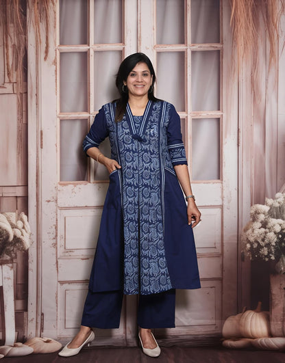 Paisley Grace Cotton Kurta Pant Set (RD58)