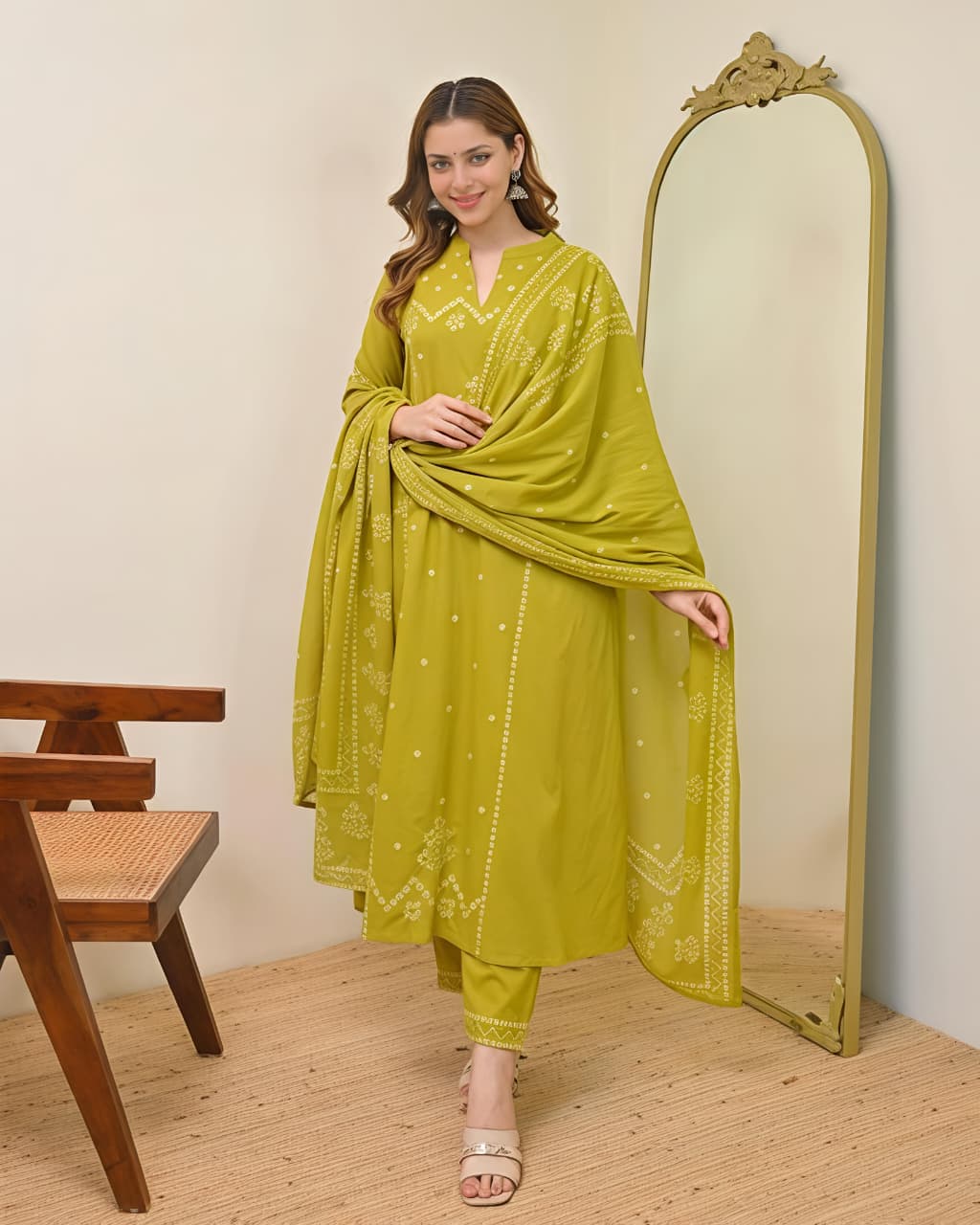 Royal Bandhani Grace Suit Set (RD59)