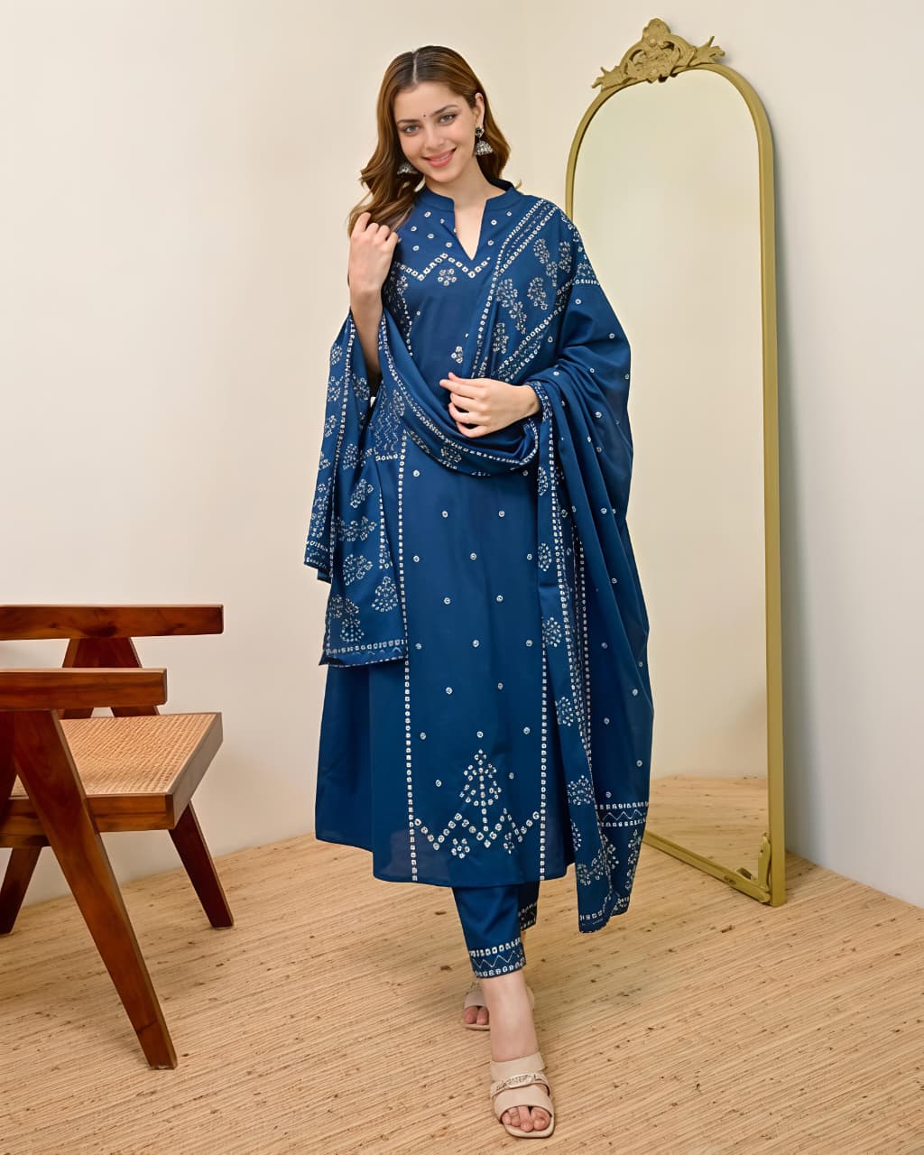 Royal Bandhani Grace Suit Set (RD59)