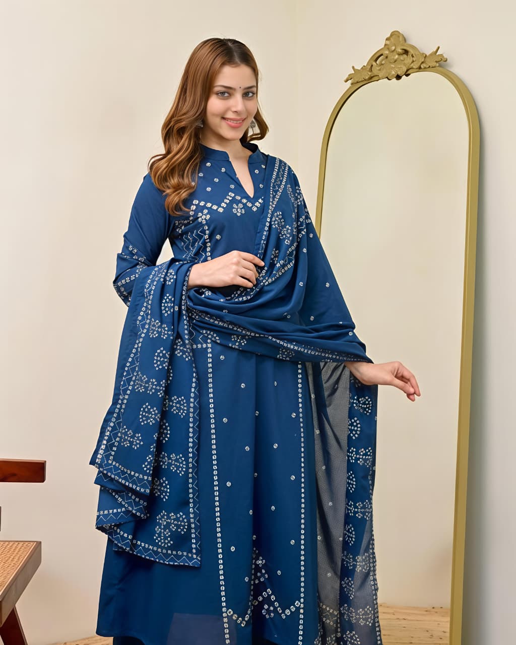 Royal Bandhani Grace Suit Set (RD59)