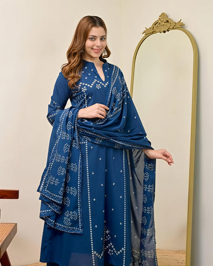 Royal Bandhani Grace Suit Set (RD59)