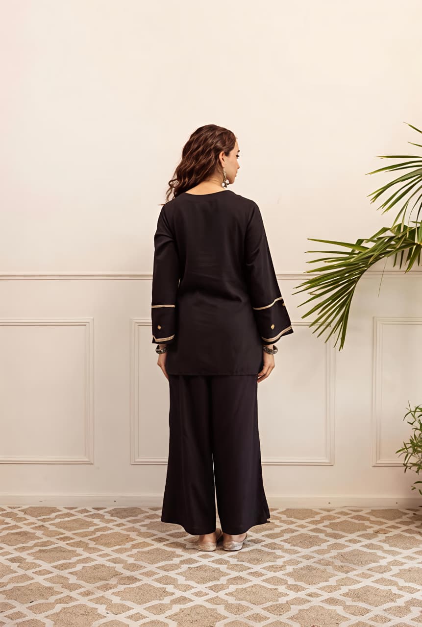 Women's Premium Floral Embroidered Co-Ord Set (RD67)