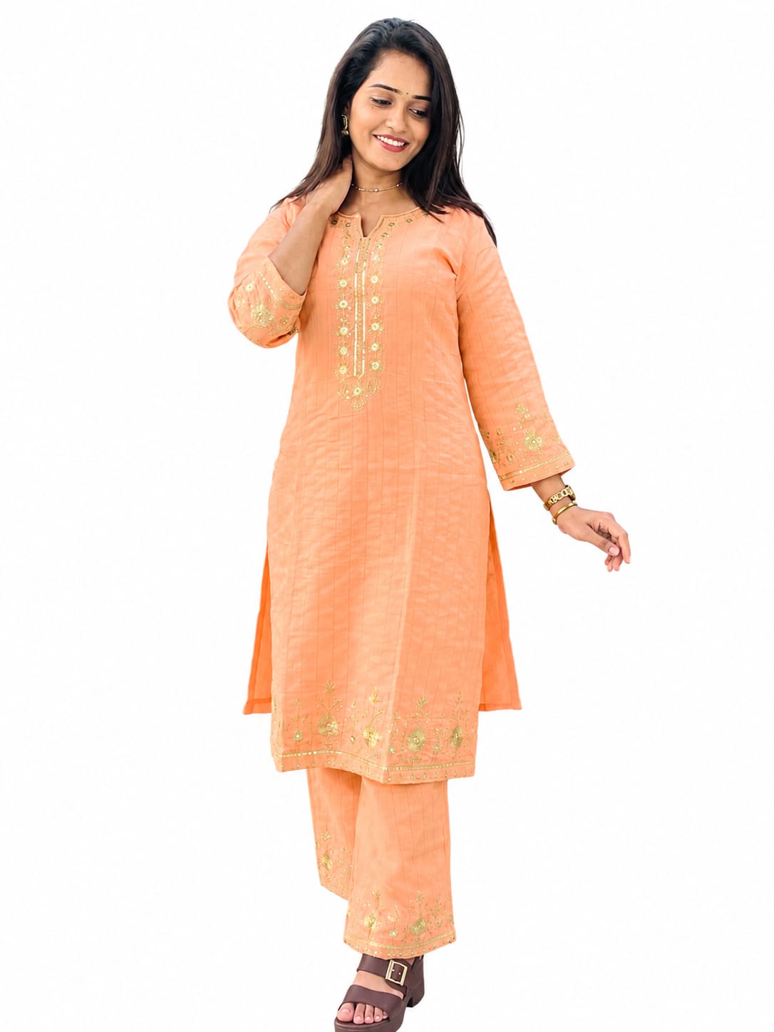 Elegance Embroidered Suit Set (RRRD66 RR TULSHI)